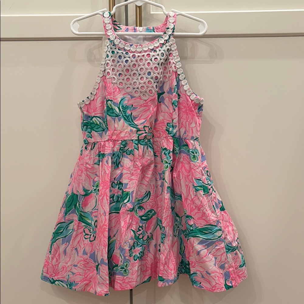 Lilly Pulitzer Pink Floral Dress